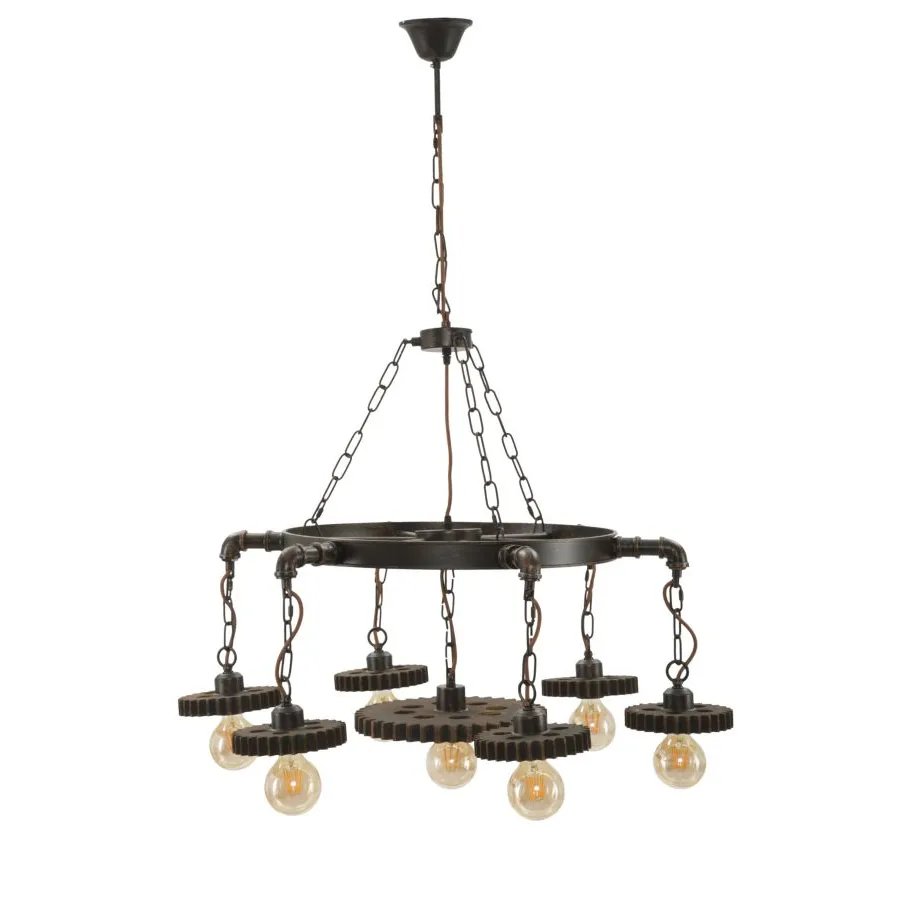 Lampa wisząca z przekładnią 85X30 cm